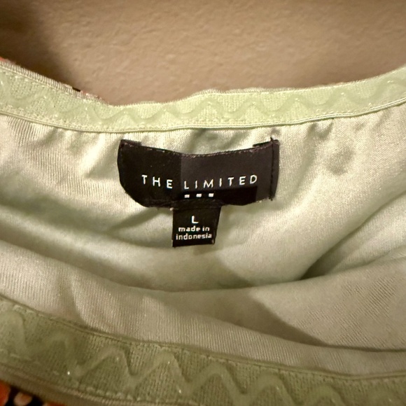 The Limited Strapless Paisley Maxi Dress – Coral & Mint Green - Picture 2 of 4